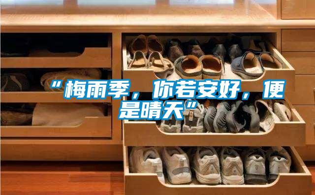 “梅雨季，你若安好，便是晴天”