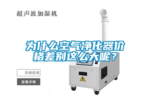 為什么空氣凈化器價(jià)格差別這么大呢？