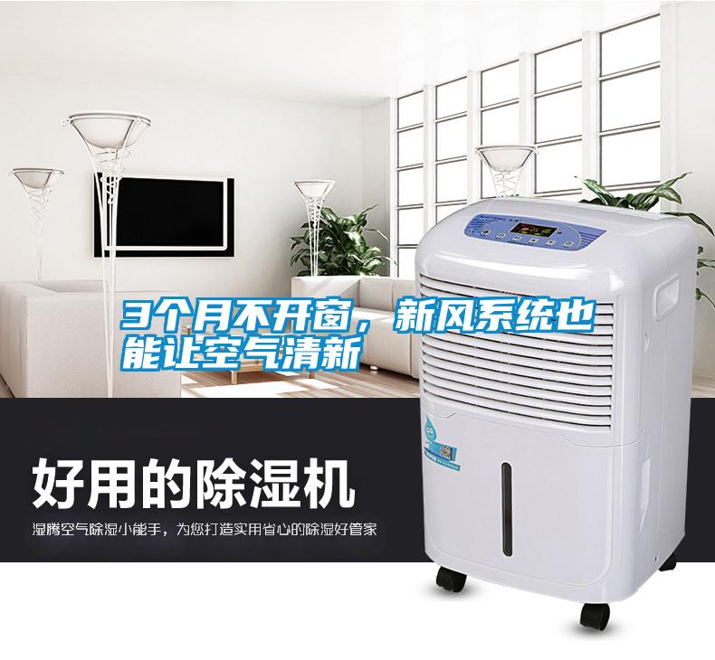 3個月不開窗，新風系統(tǒng)也能讓空氣清新