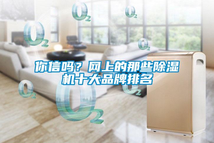 你信嗎？網(wǎng)上的那些除濕機(jī)十大品牌排名