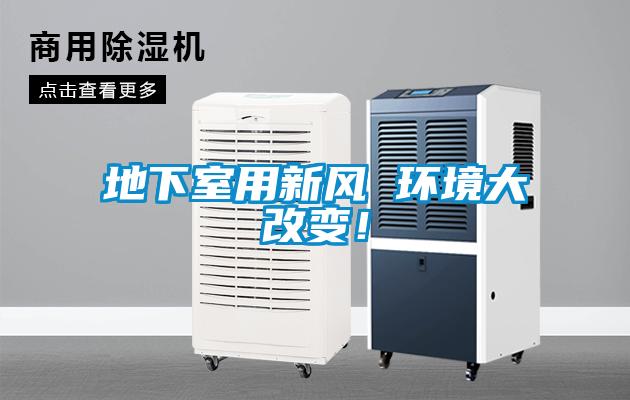 地下室用新風(fēng) 環(huán)境大改變！