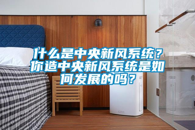 什么是中央新風(fēng)系統(tǒng)？你造中央新風(fēng)系統(tǒng)是如何發(fā)展的嗎？