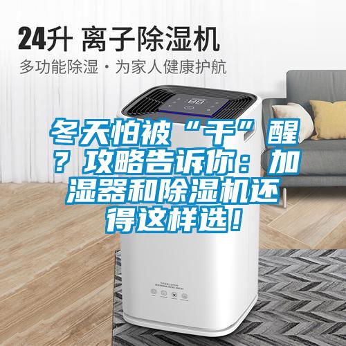 冬天怕被“干”醒？攻略告訴你：加濕器和除濕機(jī)還得這樣選！