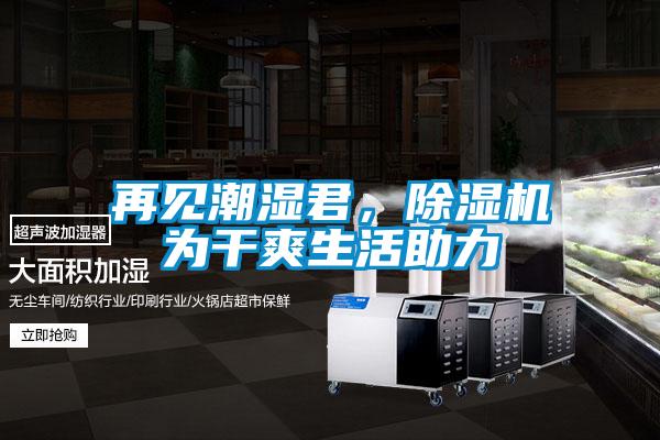 再見潮濕君，除濕機為干爽生活助力