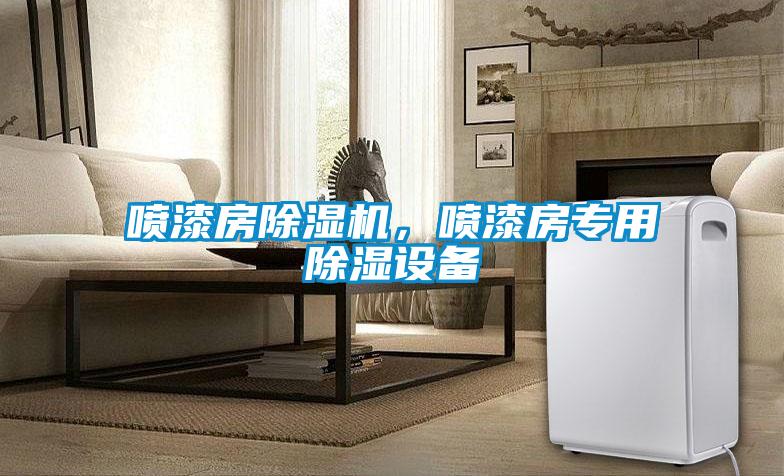 噴漆房除濕機，噴漆房專用除濕設備
