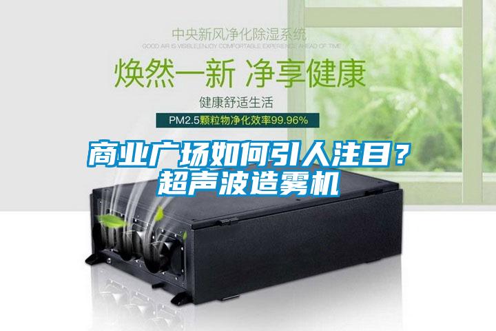 商業(yè)廣場(chǎng)如何引人注目？超聲波造霧機(jī)