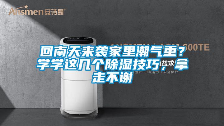 回南天來襲家里潮氣重？學學這幾個除濕技巧，拿走不謝
