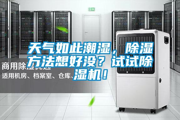 天氣如此潮濕，除濕方法想好沒(méi)？試試除濕機(jī)！