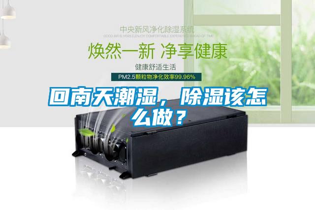 回南天潮濕，除濕該怎么做？