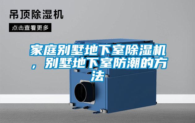 家庭別墅地下室除濕機(jī)，別墅地下室防潮的方法