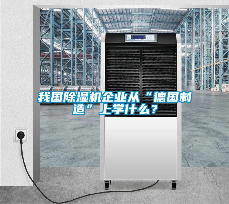 我國除濕機企業(yè)從“德國制造”上學什么？
