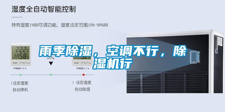 雨季除濕，空調(diào)不行，除濕機(jī)行