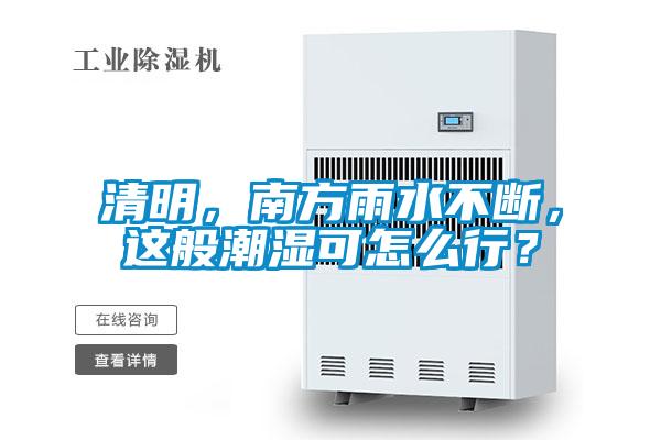 清明，南方雨水不斷，這般潮濕可怎么行？