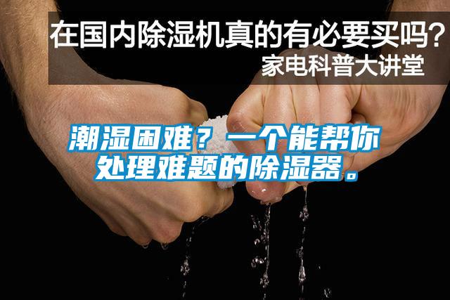 潮濕困難？一個能幫你處理難題的除濕器。