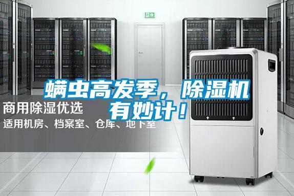 螨蟲高發(fā)季，除濕機有妙計！