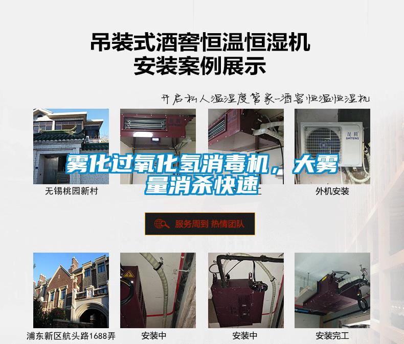 霧化過氧化氫消毒機(jī)，大霧量消殺快速