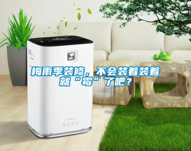 梅雨季裝修，不會(huì)裝著裝著就“霉”了吧？