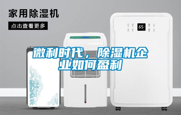微利時(shí)代，除濕機(jī)企業(yè)如何盈利