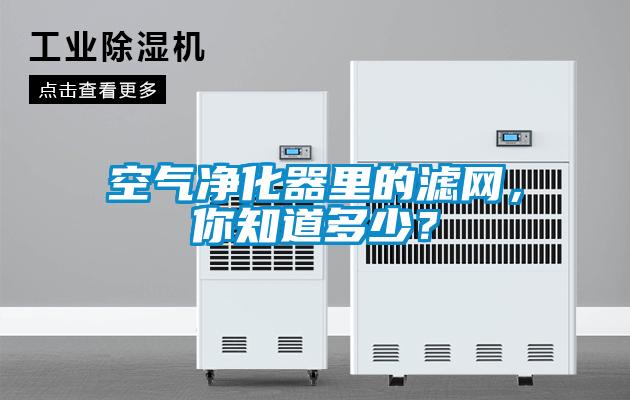 空氣凈化器里的濾網(wǎng)，你知道多少？