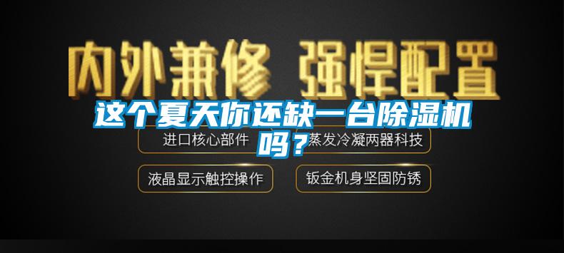 這個(gè)夏天你還缺一臺(tái)除濕機(jī)嗎？