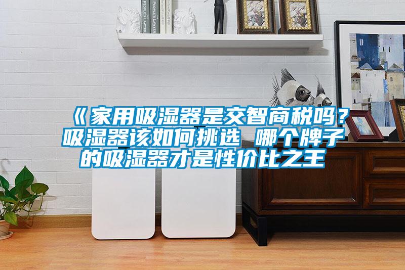 《家用吸濕器是交智商稅嗎？吸濕器該如何挑選 哪個牌子的吸濕器才是性價比之王