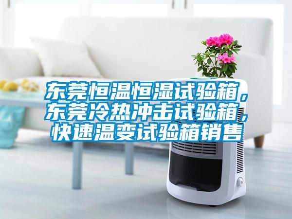 東莞恒溫恒濕試驗箱，東莞冷熱沖擊試驗箱，快速溫變試驗箱銷售