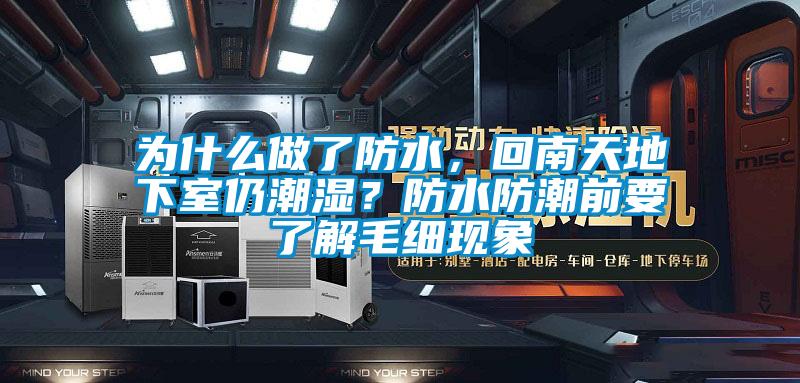 為什么做了防水，回南天地下室仍潮濕？防水防潮前要了解毛細現(xiàn)象