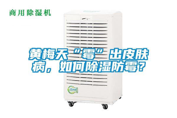 黃梅天“霉”出皮膚病，如何除濕防霉？