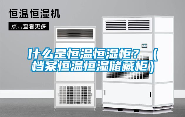 什么是恒溫恒濕柜？（檔案恒溫恒濕儲藏柜）