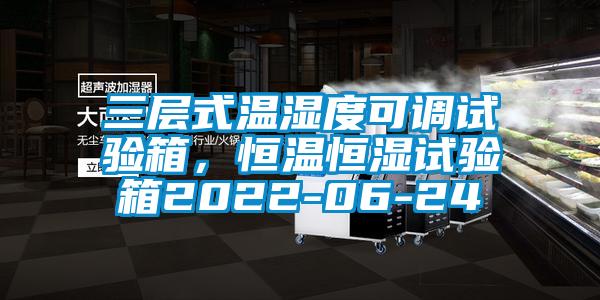 三層式溫濕度可調(diào)試驗箱，恒溫恒濕試驗箱2022-06-24