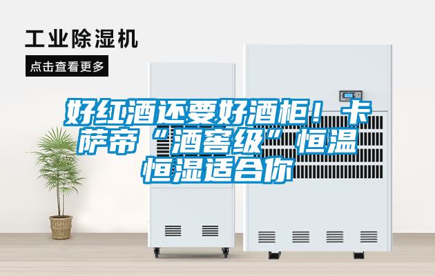 好紅酒還要好酒柜！卡薩帝“酒窖級”恒溫恒濕適合你