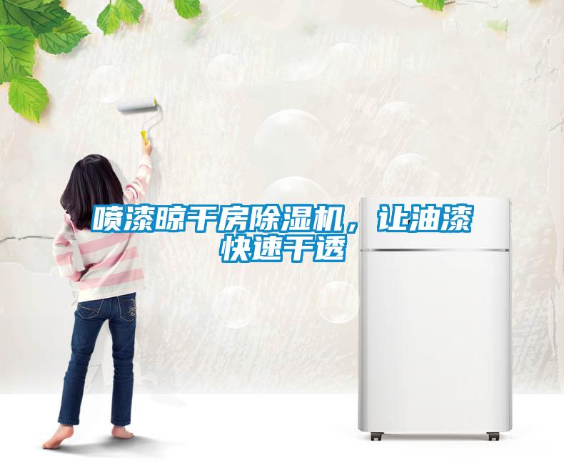 噴漆晾干房除濕機，讓油漆快速干透