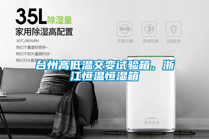 臺州高低溫交變試驗箱，浙江恒溫恒濕箱