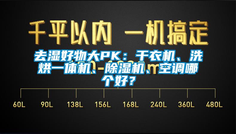 去濕好物大PK：干衣機、洗烘一體機、除濕機、空調(diào)哪個好？