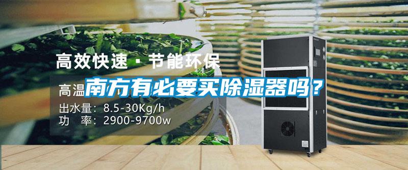 南方有必要買除濕器嗎？