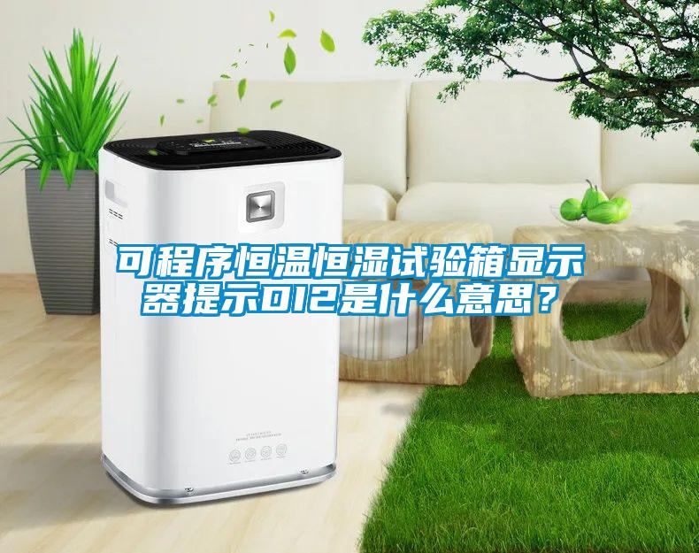 可程序恒溫恒濕試驗(yàn)箱顯示器提示DI2是什么意思？