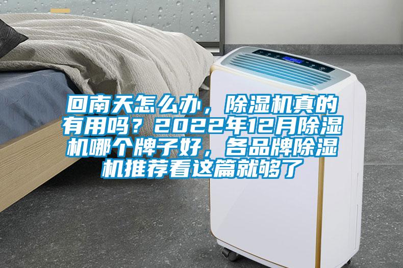回南天怎么辦，除濕機(jī)真的有用嗎？2022年12月除濕機(jī)哪個(gè)牌子好，各品牌除濕機(jī)推薦看這篇就夠了