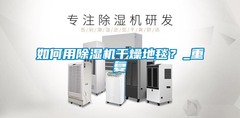 如何用除濕機(jī)干燥地毯？_重復(fù)