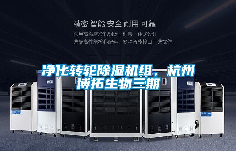 凈化轉(zhuǎn)輪除濕機(jī)組，杭州博拓生物三期
