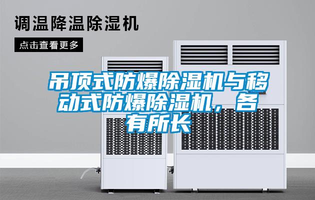 吊頂式防爆除濕機(jī)與移動(dòng)式防爆除濕機(jī)，各有所長(zhǎng)