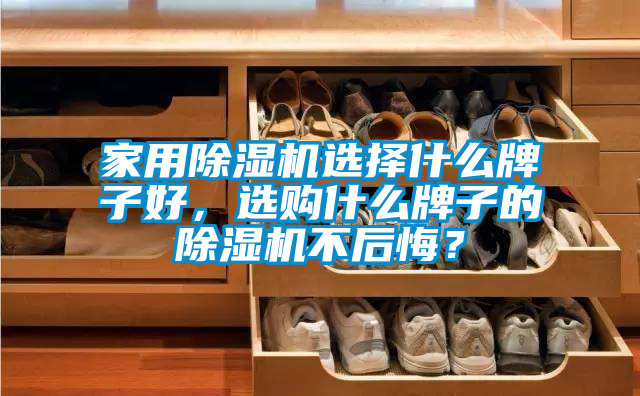 家用除濕機選擇什么牌子好，選購什么牌子的除濕機不后悔？