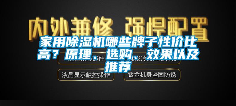 家用除濕機(jī)哪些牌子性價(jià)比高？原理、選購(gòu)、效果以及推薦