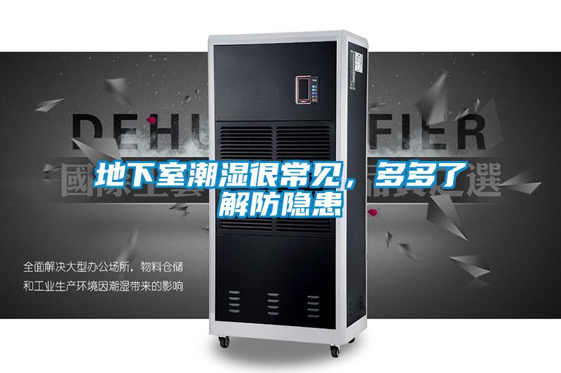 地下室潮濕很常見，多多了解防隱患