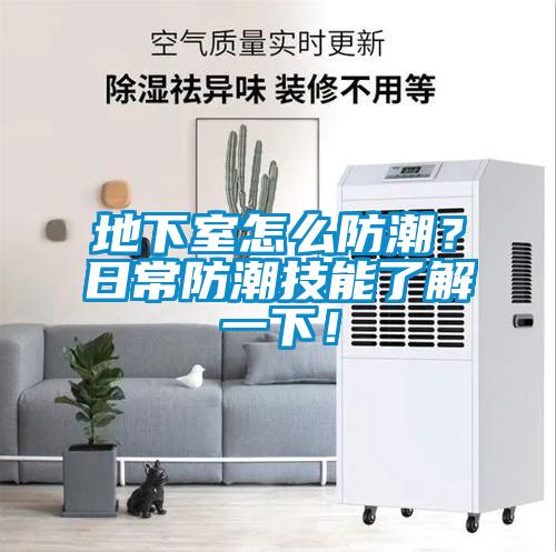 地下室怎么防潮？日常防潮技能了解一下！