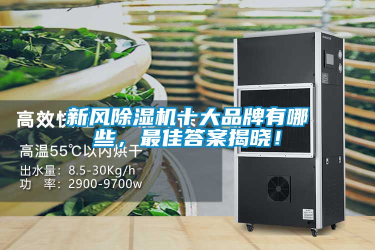 新風(fēng)除濕機(jī)十大品牌有哪些，最佳答案揭曉！