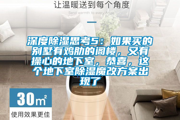 深度除濕思考5：如果買的別墅有雞肋的閣樓，又有操心的地下室，恭喜，這個(gè)地下室除濕魔改方案出現(xiàn)了