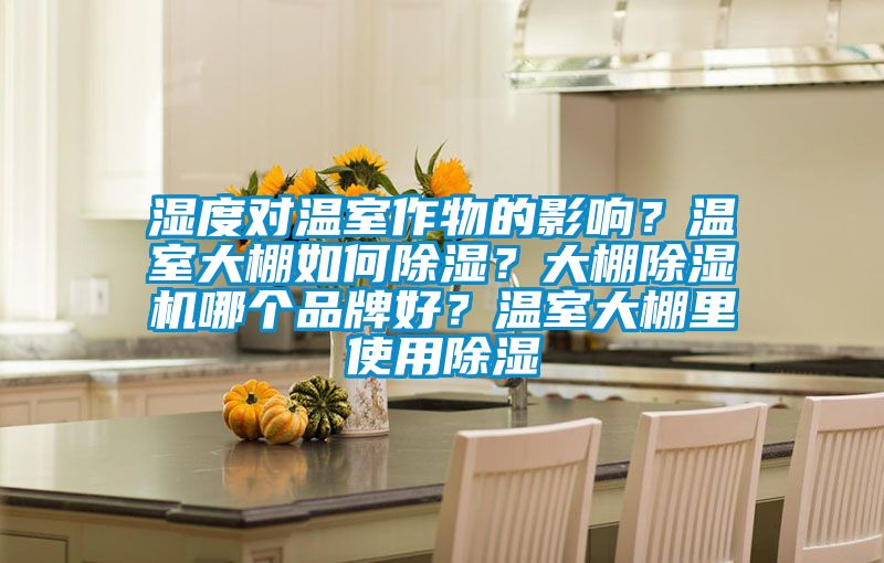 濕度對溫室作物的影響？溫室大棚如何除濕？大棚除濕機哪個品牌好？溫室大棚里使用除濕