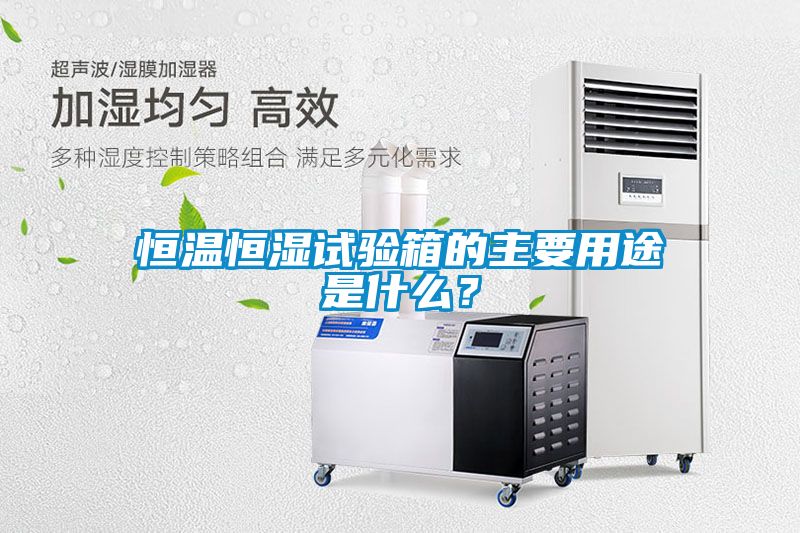 恒溫恒濕試驗(yàn)箱的主要用途是什么？