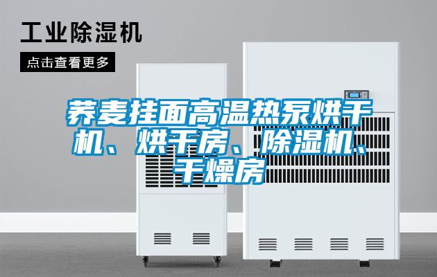 蕎麥掛面高溫?zé)岜煤娓蓹C(jī)、烘干房、除濕機(jī)、干燥房
