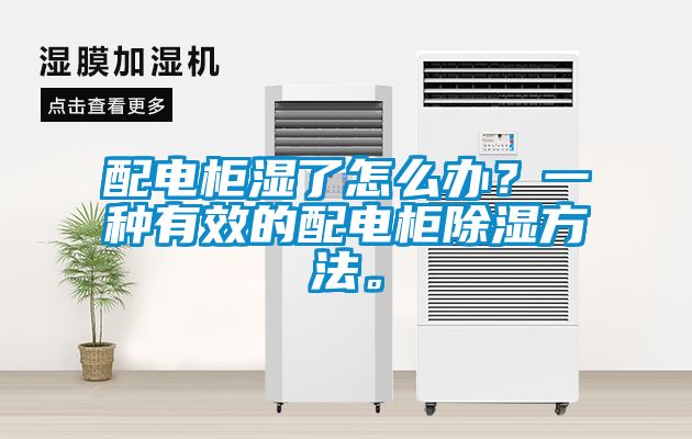 配電柜濕了怎么辦？一種有效的配電柜除濕方法。